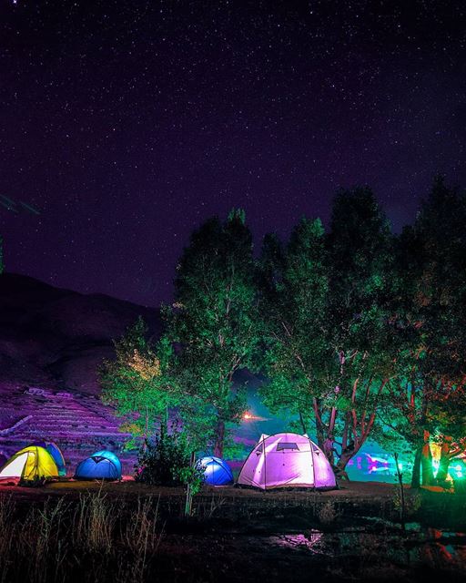  stars  mountains  dark  lebanon  lake  camping  Oyoun  snapshot  photo ... (Oyoun oreghoch)