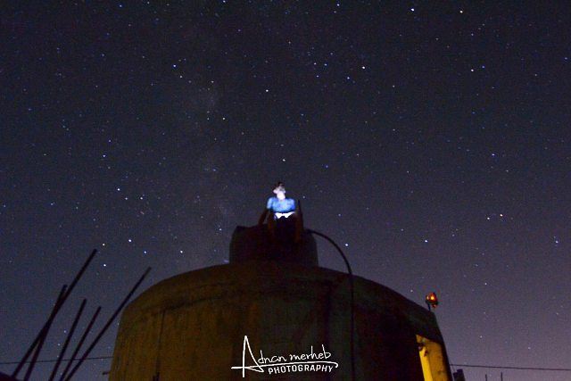 Stary night 🌌 livelovetours  liveloveakkar  akkar  night  stars  galaxy ... (Bardé, Liban-Nord, Lebanon)