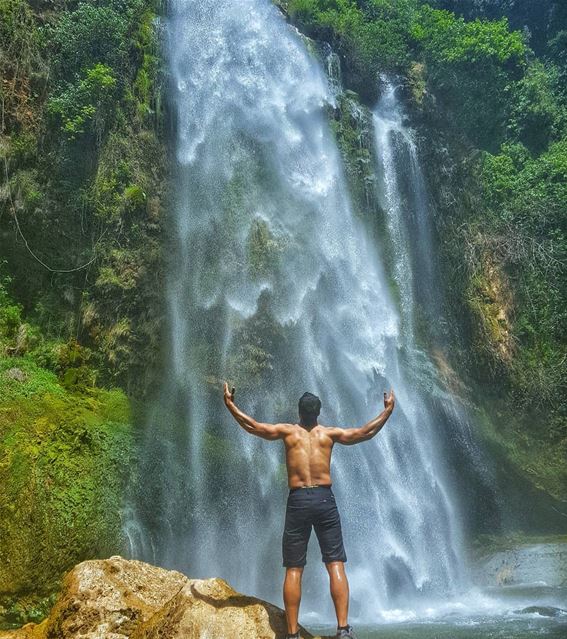 Stay patient and trust your journey 😉....@framewithaview  waterfall ... (Lebanon)