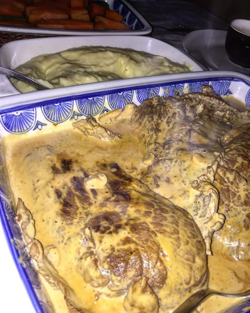  steak  mushrooms  mushroomsauce  yummy  potatopuree  lebanon  like4like ...