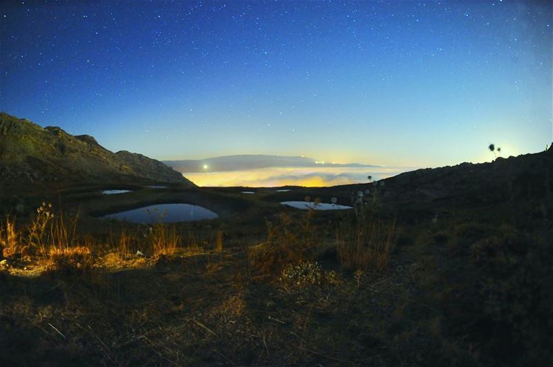 Stole my dad's cam to shoot at night, ended up tripping on the tripod and... (Akoura, Mont-Liban, Lebanon)