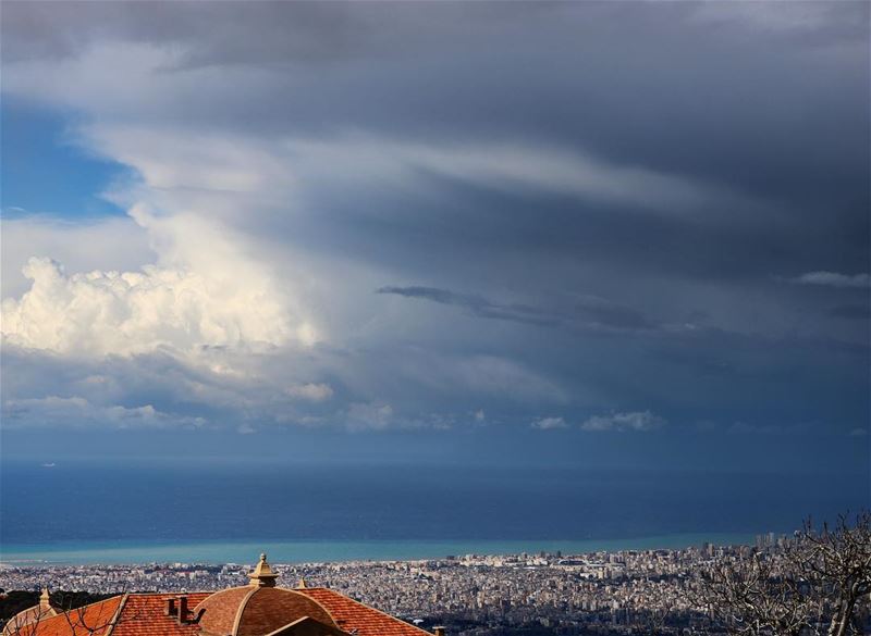 Stop and capture a moment...  beirut  lebanon  clouds  sea  sky  city ...