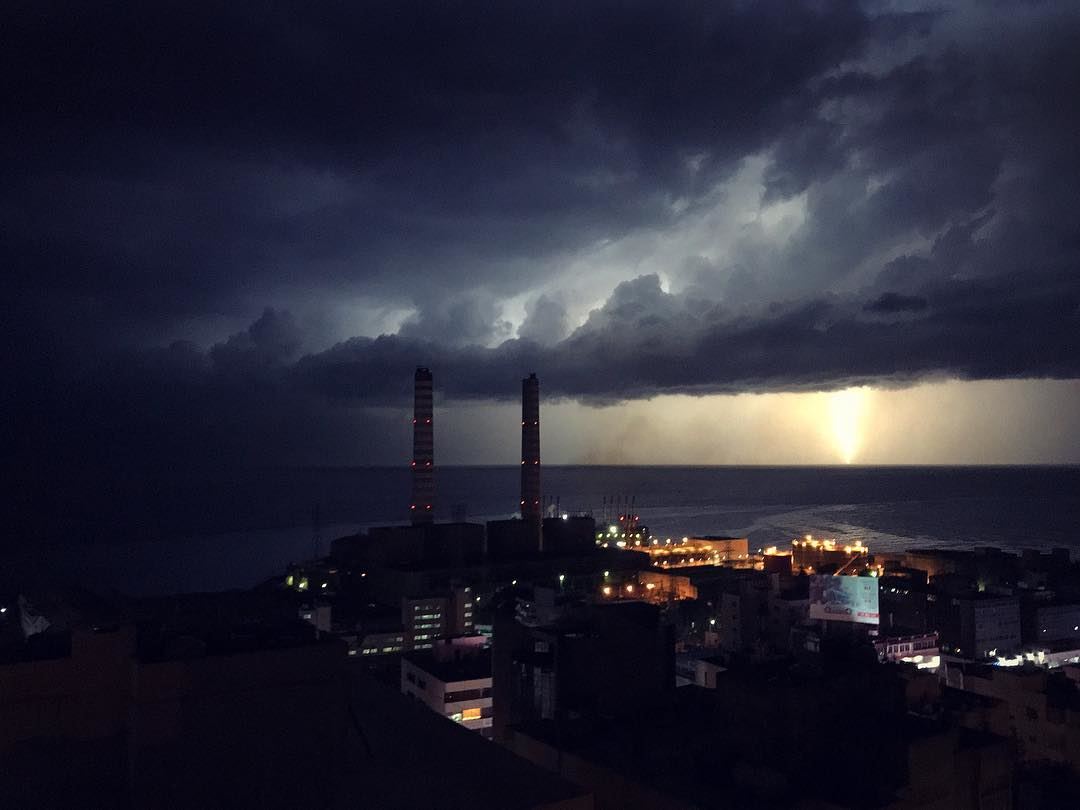 | Storm is coming |  storm  lightning  rain  stormyweather  lebanon  ... (Adonîs, Mont-Liban, Lebanon)