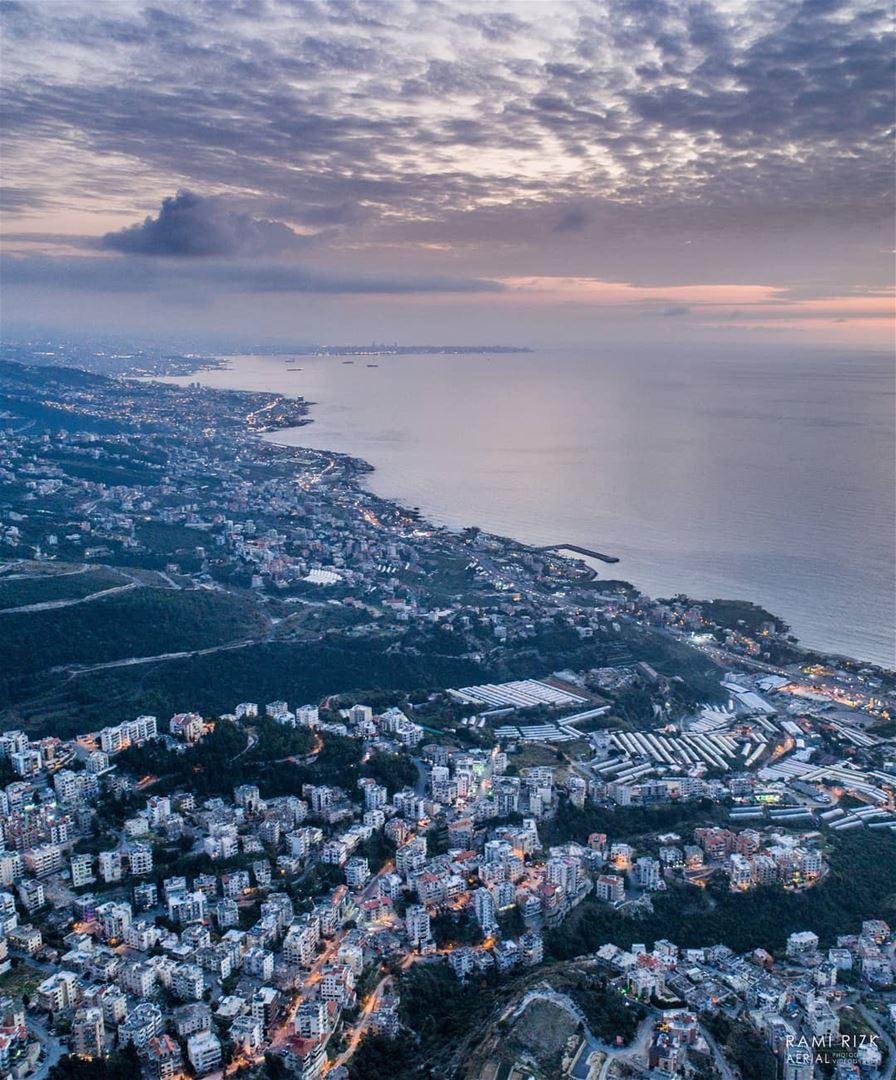 Stormy Evening 🌫️🌩️... lebanon  byblos  blat  dji  drones ... (Blat, Mont-Liban, Lebanon)