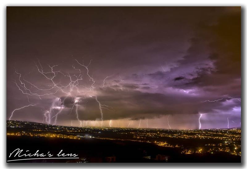 Stormy night it's OK. . We go out even at 3 in the morning just to watch...