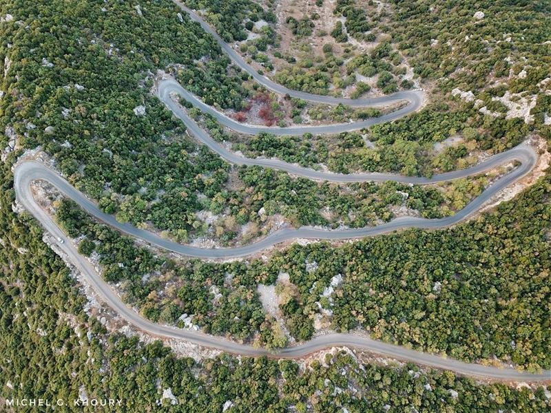 Straight roads do not make skilful drivers...... AboveLebanon  Lebanon...