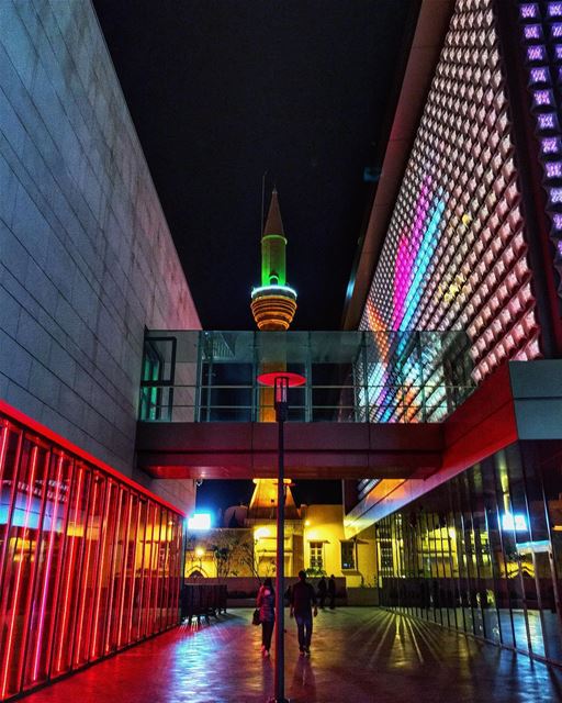 Strangers in the night lights   lights  shadows  shadowshapes ... (Beirut Souks)