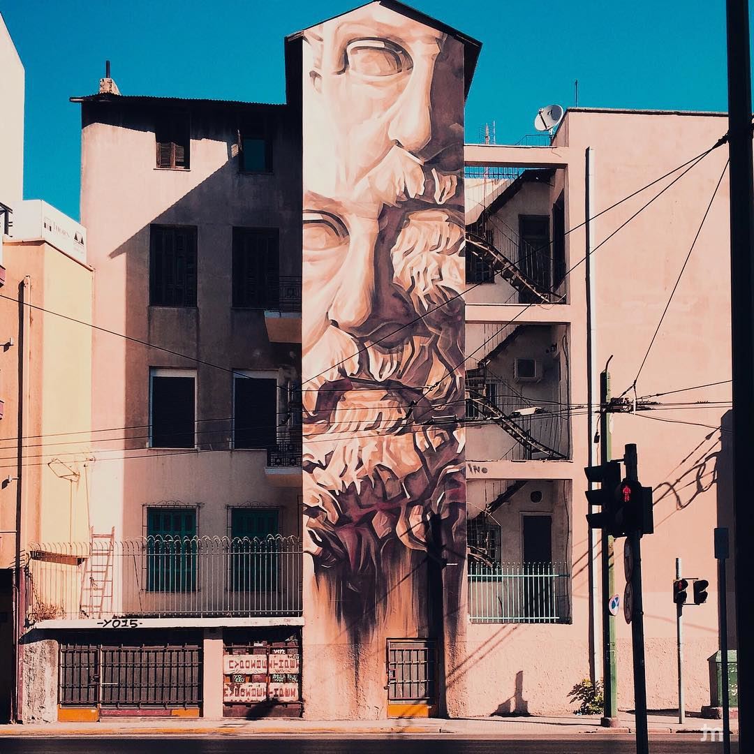 - Street Art Philosophy -.... art_help  instaartist  allforarts ... (Athens, Greece)