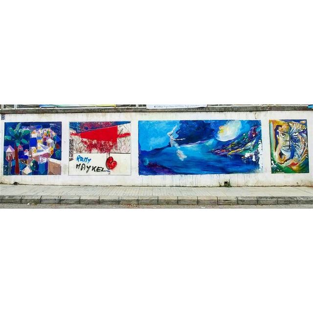 💫 Street Art______________________ StreetArt  livelovelebanon ... (Collège Notre Dame des Frères-Furn el Chebbak)