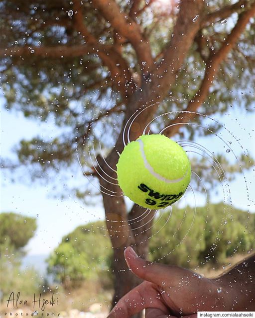 Stuck in Motion 🎾... Hseiki  Lebanon  beirut  slomo  slowmotion ...