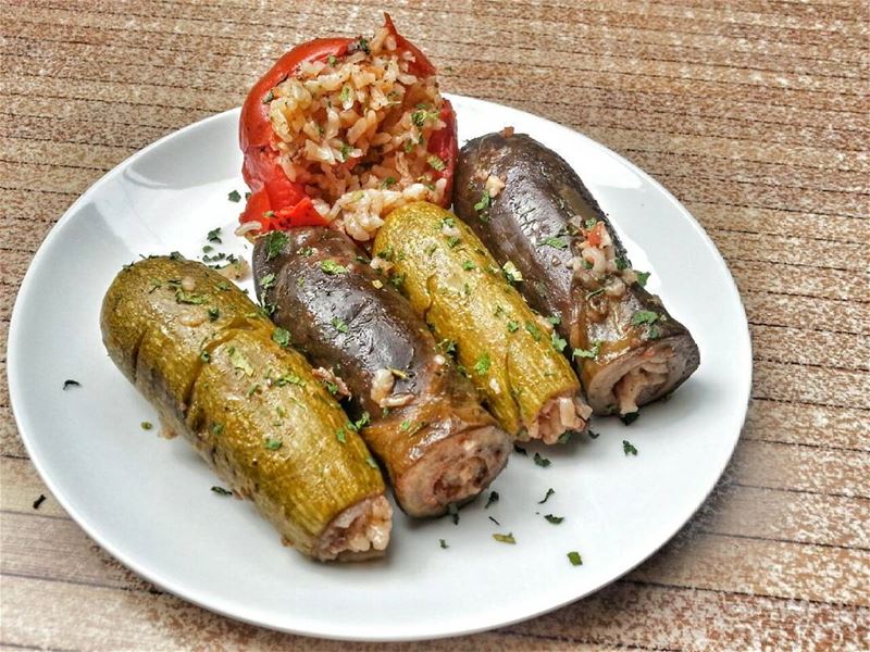 Stuffed Zucchini and Eggplant anyone?  Give us a call ☎ 03 25 13 19 ... (Em's cuisine)