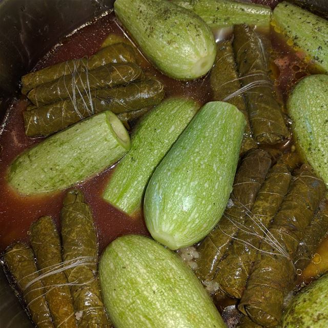  stuffedzucchini   stuffedgrapesleaves   dinner  ramadan2017   dinnertime ...