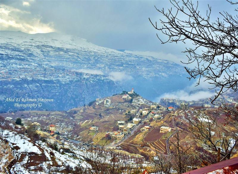 Stunning Bsharri❄❄❄ | Like my photography Facebook page ╰▶ Abed El Rahman... (Bsharri, Lebanon)