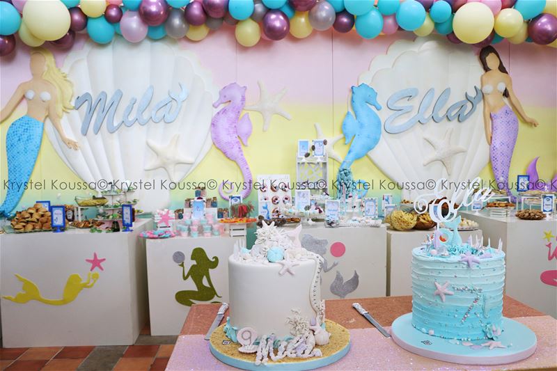 Such a beautiful theme planned by @skykidsjcc for @mila_ella_hachem ‘s ... (Jeita Country Club)