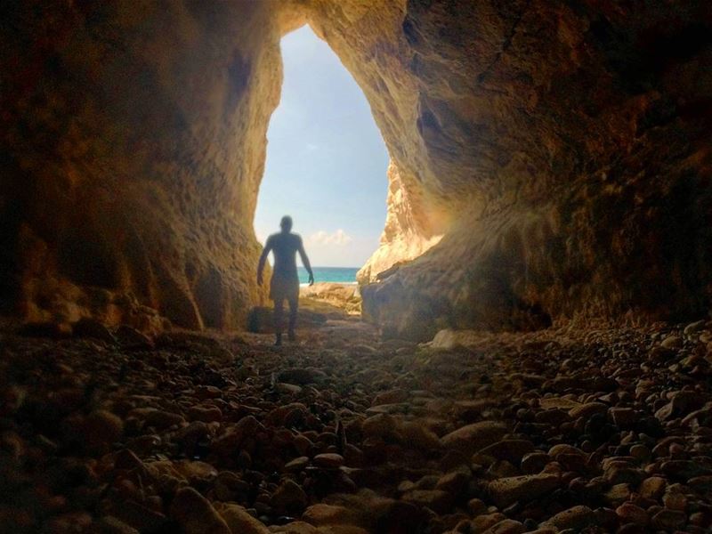  summer 2k16 cave caving beach ocean nature natural shadow blue...
