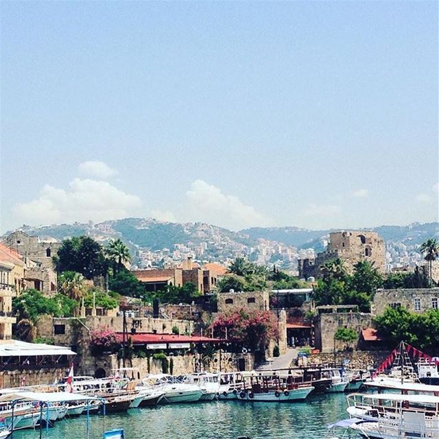 Summer days in beautiful Byblos, Lebanon. Byblos is one of the world's... (Byblos, Lebanon)
