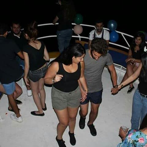 Summer is a party 👙💙  boatparty  boat  boating  cruise  music  drinks ... (Dabdoub boat)