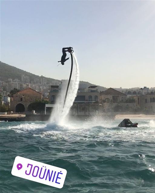 Summer is a state of mind  flyboard  flyboardlebanon  livelovebeirut ... (Joünié)