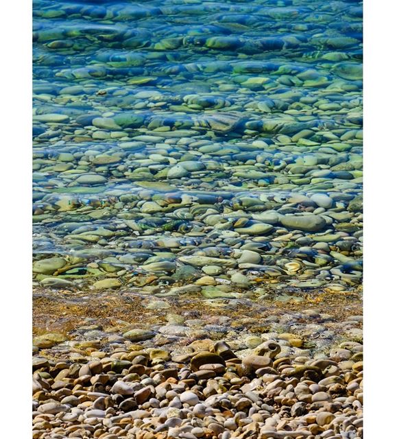 Summer is starting to show its  colors 😎... pebbles  beach  sea ... (Kfarabida Batroun)