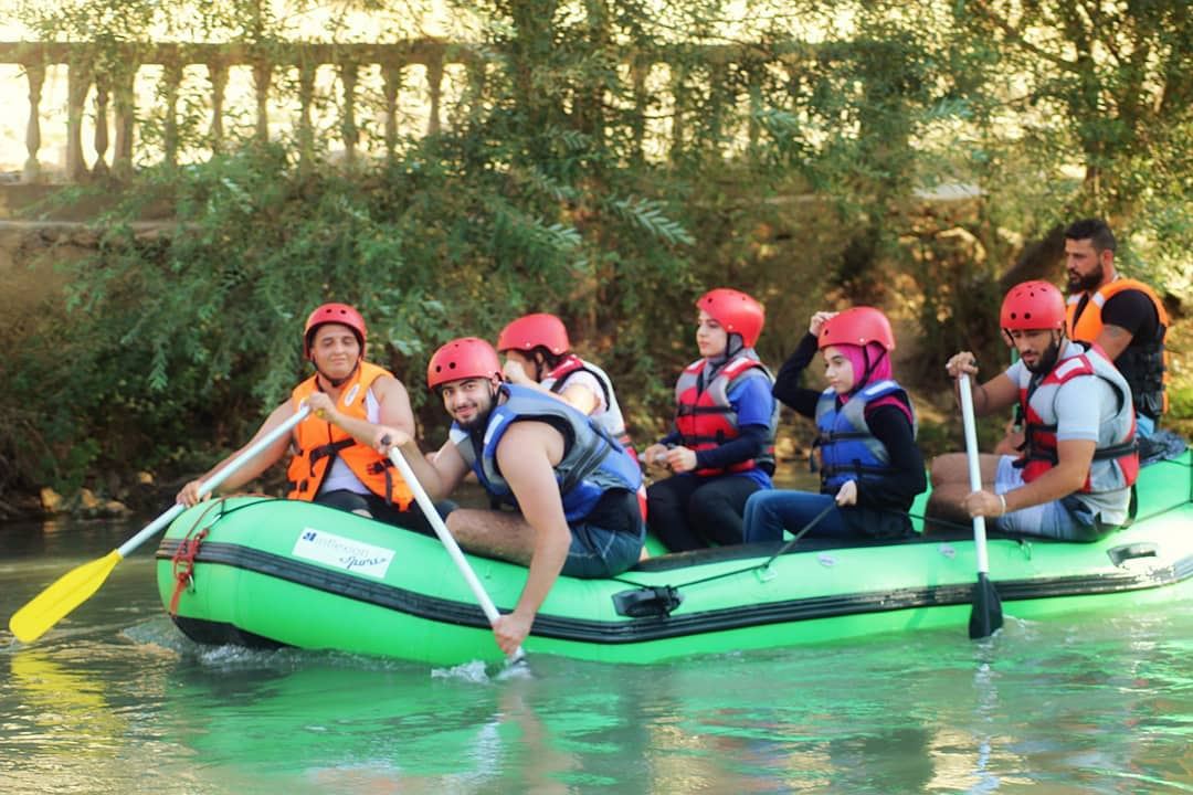 Summer isn't over yet! fun  raftingtrip  assiriver  assi_river  hermel ... (El Hermel, Béqaa, Lebanon)