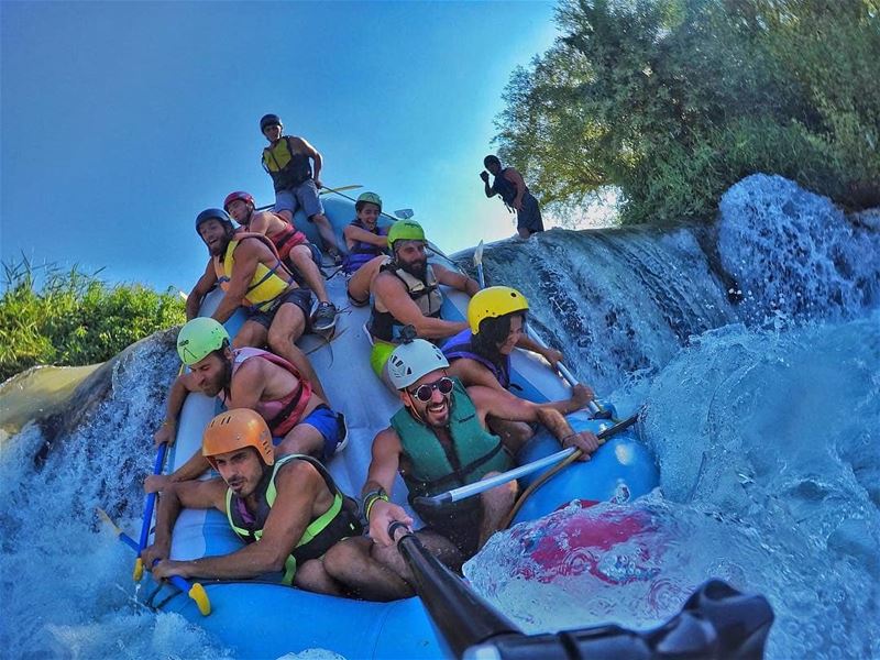 Summer vibes by @architectonthemove rafting  raftingtrip  assiriver ... (Al Assi River-Hermel, Lebanon)