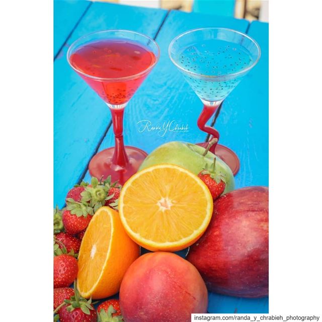Summer Vibes 🍓🍍🍎🍊🍹  drinkphotography  juice  summervibes  foodstagram... (RAY's Batroun)