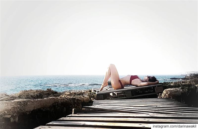 •Summer vibes during winter days•... beach  lebanon  summerfun ...