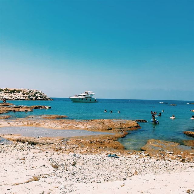  summertime  happyhap  lebanoninapicture  Lebanon  beachlife ... (Amchitt, Mont-Liban, Lebanon)