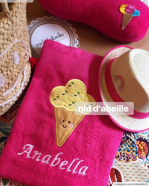 Summertime 🍉🍦🍓Write it on fabric by nid d'abeille  beach  sea  sun ...