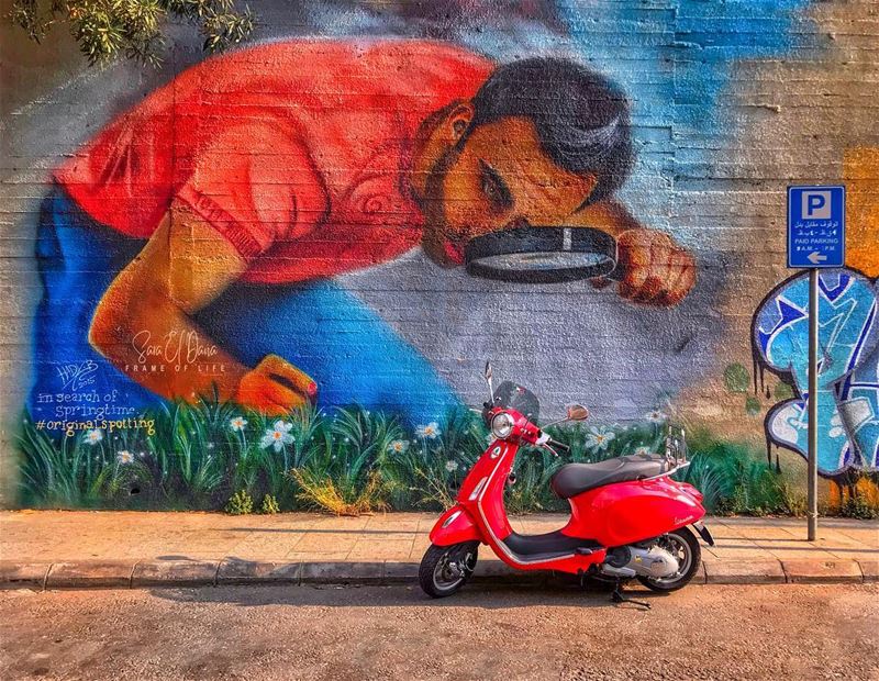 Sun is up, Bike is out ☀️ 🛵 Enjoy the sunny weather everyone! (Beirut, Lebanon)