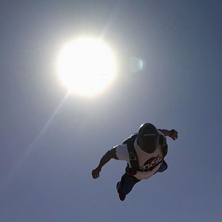 Sun Jump 😛... Beats the hell out of the balloon 😂  skydiving  skydive ... (Skydive Dubai)