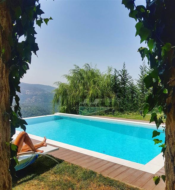 Sunday chill  sundayfunday  sunday  pool  home  relax  sun  fun ... (Brummana)