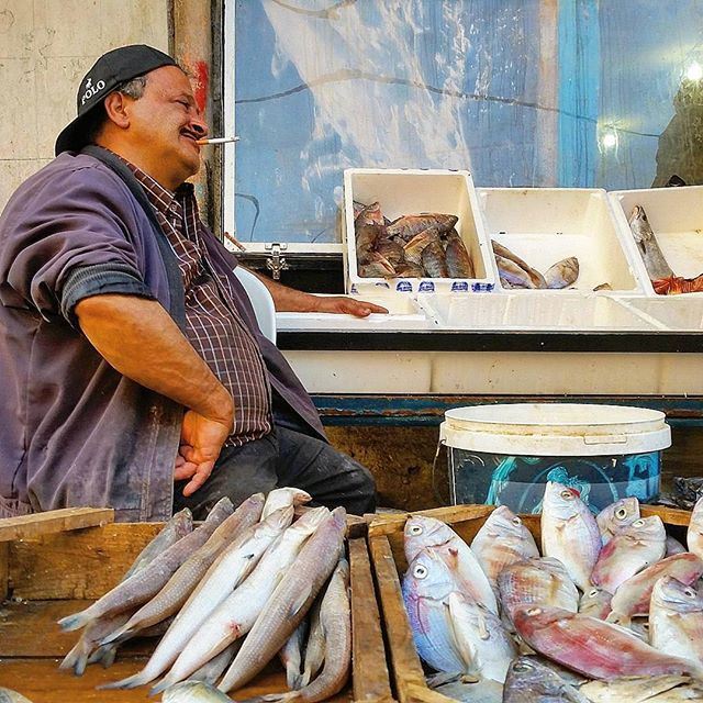 Sunday, fish day 🎣🐡🐟🐠 liveauthentic (Saïda, Al Janub, Lebanon)