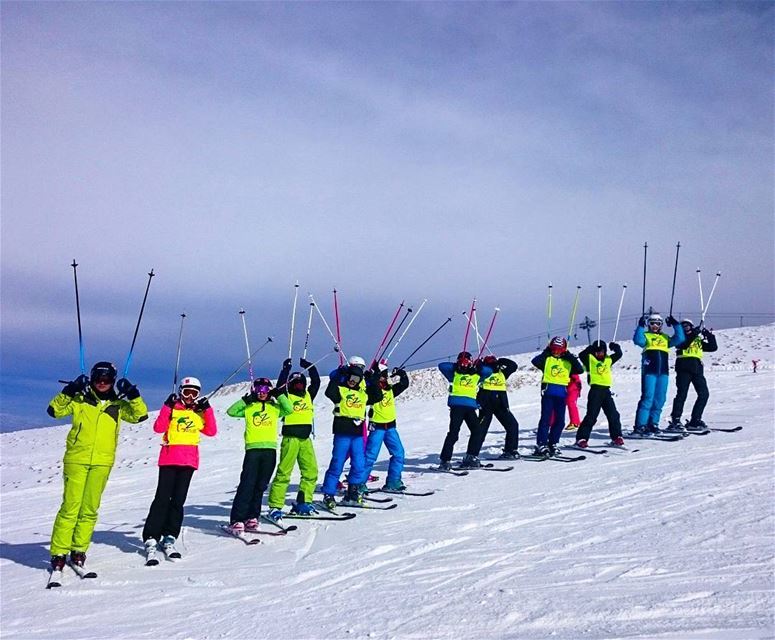 Sunday funday groupez  ski  skichool  mzaar  warde  lebanon ... (Mzaar Skiresort)