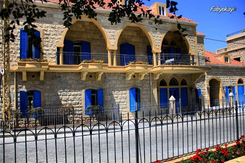  sunday lebanon houses trees arcade architecture archilovers beautiful ... (Hammana)