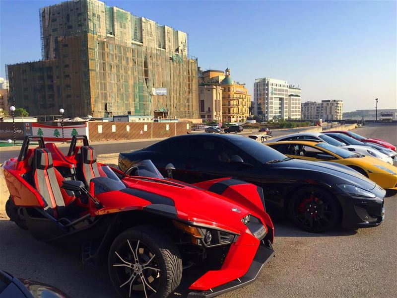 Sunday Spent Beautifully !☀️ slingshot  lamborghini  ferrari  sundayride ...