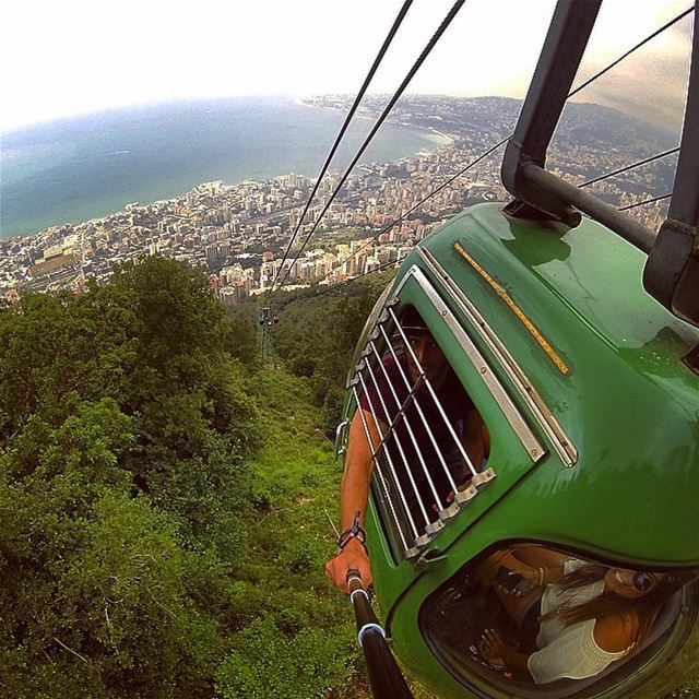 🌲💚  SundayFunday  FromHarissaWithLove  Teleferique  GreenLebanon ... (Harissa Teleferque)