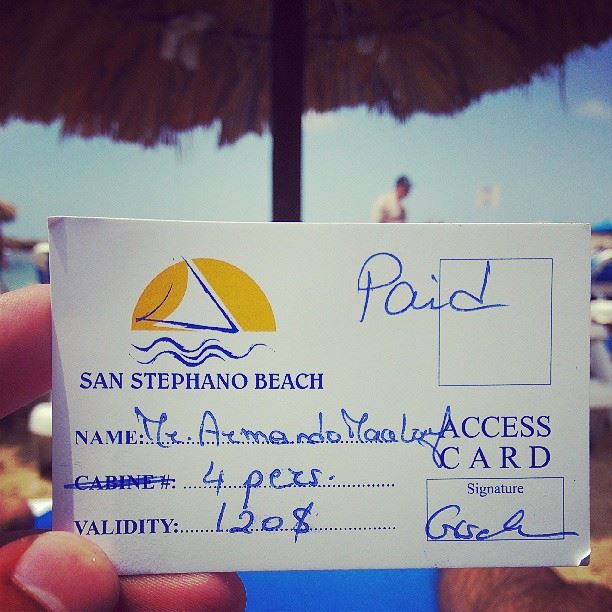 Sundays are Batroin beach days with friends! ;)  beach  sun  nature  water... (San Stephano Resort)