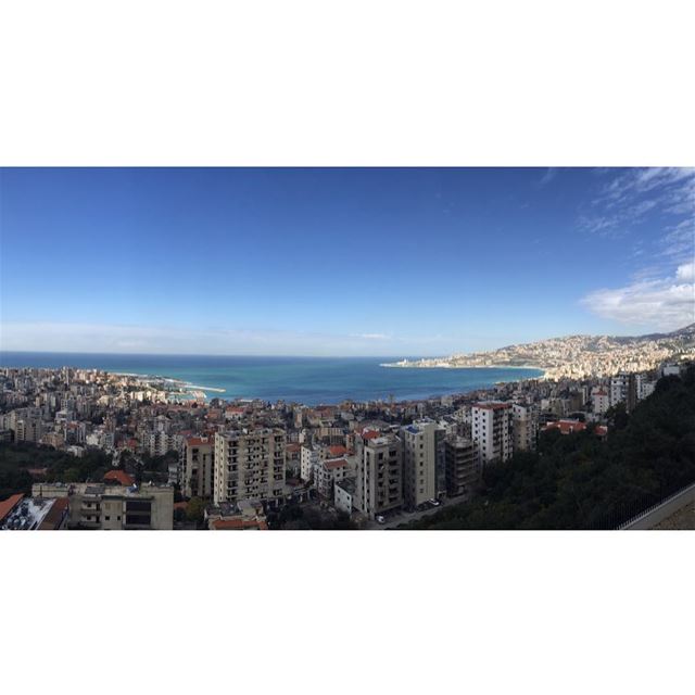  sunny  saturday 😎☀️  livelovejounieh  insta_lebanon  jounieh  panorama ... (Joünié)