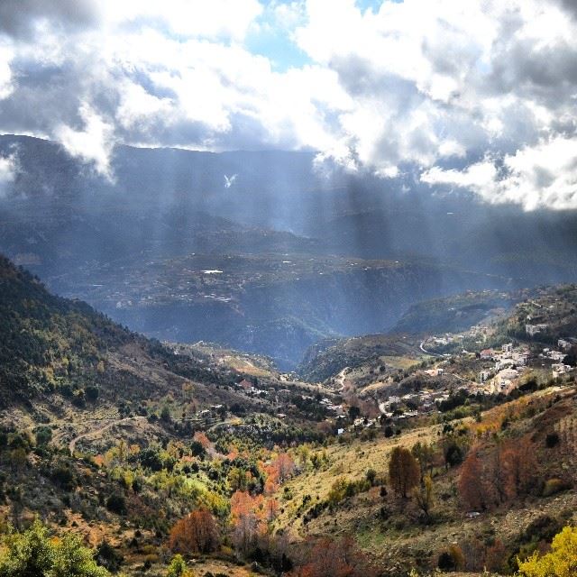 Sunrays ..From laqlouq lebanon ¤Shot taken and edited by me. (...