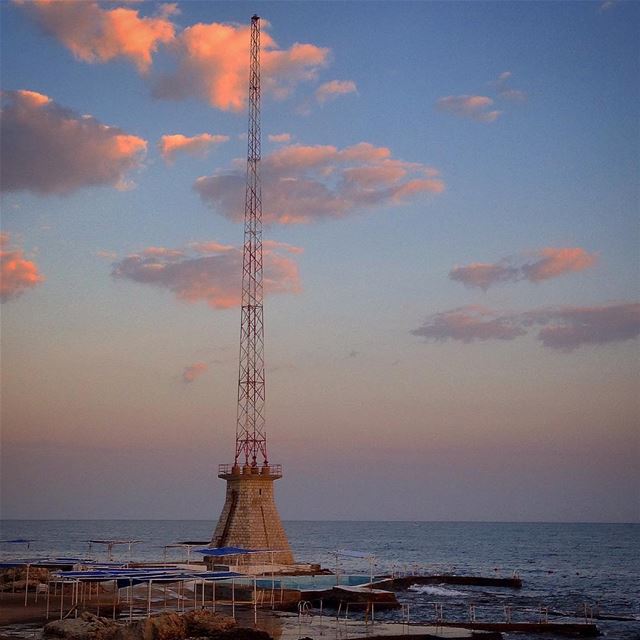 Sunriseing @Ein Mraysseh  ocean  sea  tree  pond  sports  beirut  cloud ...