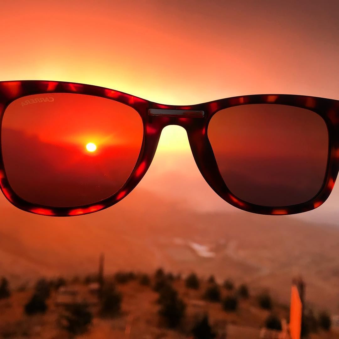 Sunset @1900meters  sunglasses  sunset  frozencherry  Lebanon  zaarour ... (Frozen Cherry)