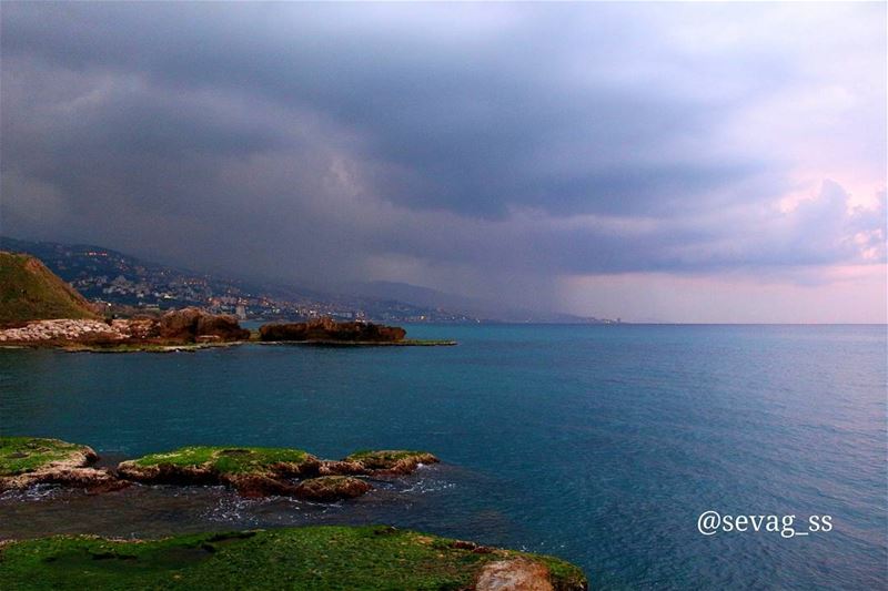  sunset  beach  beautiful  clouds  sunset_madness  boat  jbeil  byblos ... (Byblos - Jbeil)