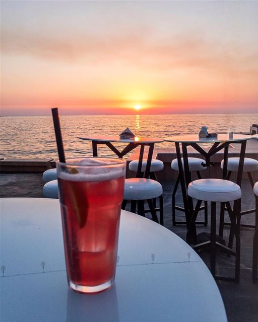  Sunset 🌅 🍸..... BeautifulLebanon  ExploreLebanon  Lebanese ... (Joünié)