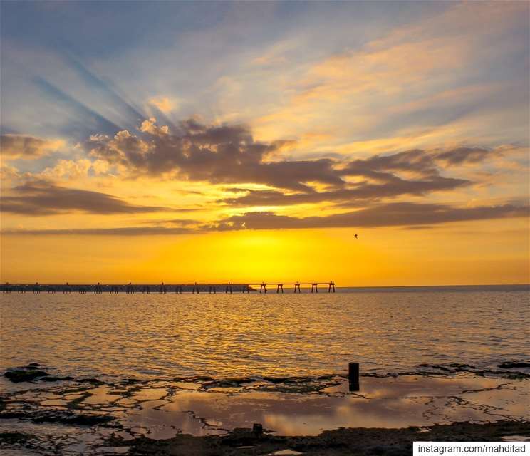  Sunset Beirut clouds lebanon Pysglb Nature Landscape Photography igers... (Beirut, Lebanon)