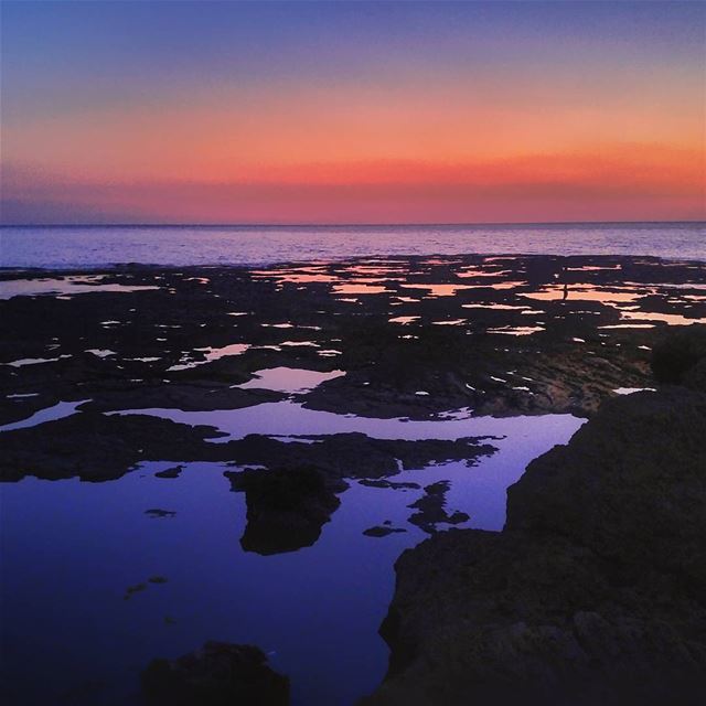 Sunset - Byblos💙 lebanon  nature  naturelovers  natureporn  landscape ... (Byblos, Lebanon)