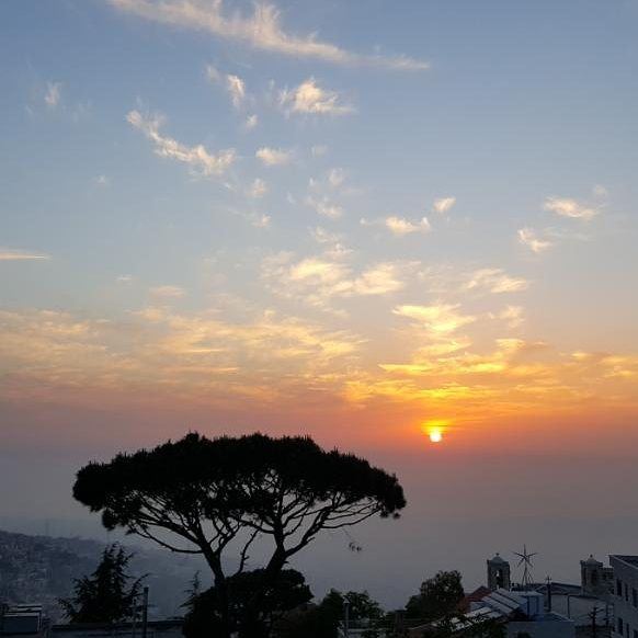  sunset  clouds  nature  pine  trees  beautiful  view  viewoflebanon ...