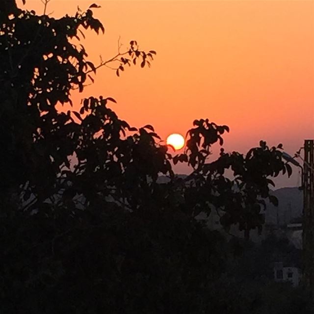 " Sunset From Balconi..." instapic instalike instaphoto batrounalive... (Dahr El Qotlob)