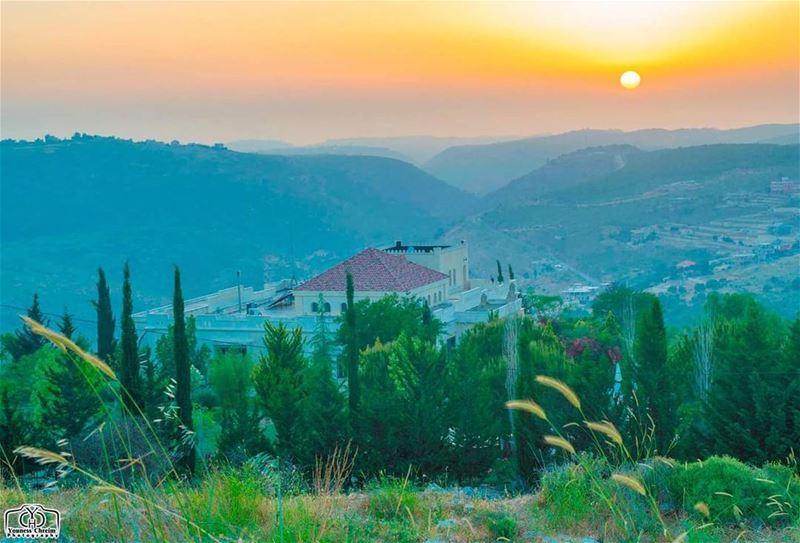 Sunset From Houmine Al Fawka - Nabatieh - Lebanon  sunsetlebanon ...