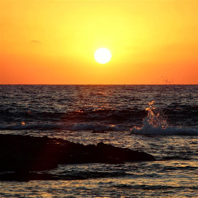 Sunset from @livelovetyre   lebanon  lebanon_hdr  ig_lebanon ... (Tyre, Lebanon)